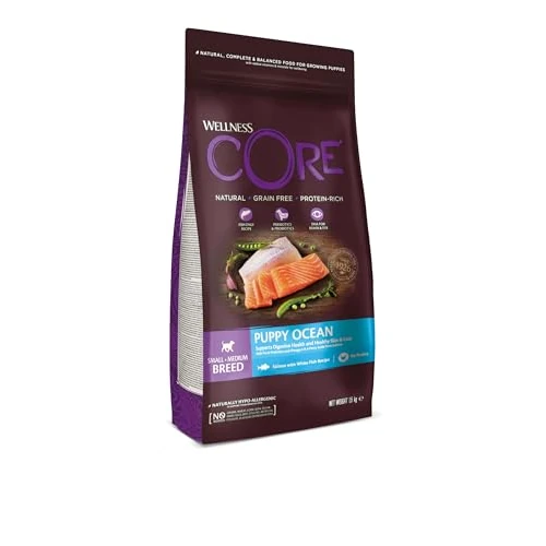 Offerta a tempo: Wellness CORE Puppy Ocean 1,5kg, Salmone & Pesce Bianco–Crocchette Per Cani - 18% da 17.99 € a 14.75 €