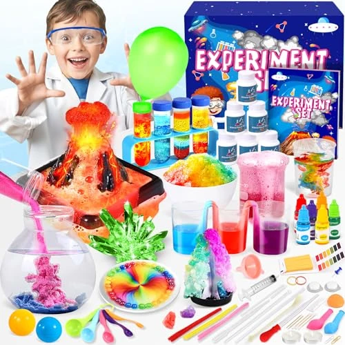 Gontence 80+ Esperimenti Scientifici per Bambini - Esperimenti di Chimica - Giochi Bambini 6 7 8 9 10 Anni - Regalo Bambina Bambino
