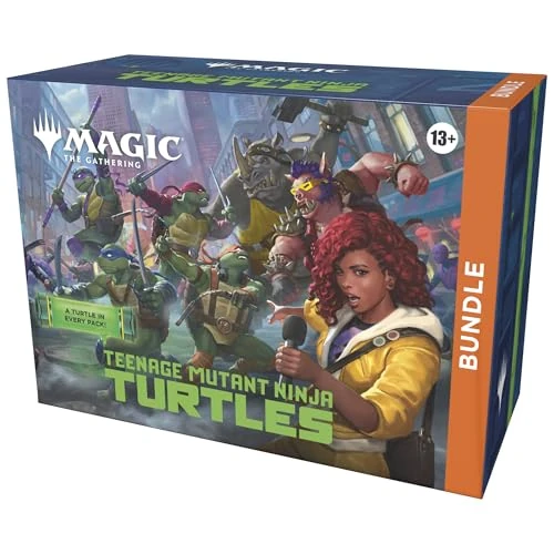 Limited-time offer: Magic: The Gathering | Teenage Mutant Ninja Turtles - Bundle | 9 Play Boosters, 30 Lands, Foil Alt-Art Promo Card + Exclusive Accessories | Collectible Trading Card Game from $69.99 to $55.99 (save 20%)