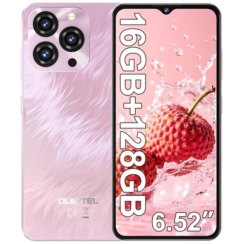 Oferta limitada: OUKITEL C3 Telefonos Moviles Libres, 16GB (4+12) RAM+128GB ROM/TF 1TB Telefono Movil, 6.52" Smartphone Android 14, Batería 5000mAh Móvil, Cámara 13MP+5MP, 4G Dual SIM/Face ID/GPS/3.5mm Jack - Morado de 82.99 EUR a 82.99 EUR (ahorro 0%)