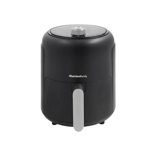 Melchioni Family Sofia Luftfritteuse, 2,5 l, 1000 W, Fettreduzierung, 80%, abnehmbarer Korb mit Timer-Griff, 30 min, einstellbare Temperatur bis 200 °C