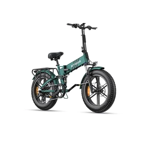 Zeitlich begrenztes Angebot: ENGWE Engine Pro 2.0 Elektrisches Klapprad mit 20„x4.0“ Fat-Tire-Reifen, 768-Wh-Akku (16 Ah) für bis zu 110 km, Drehmomentsensor, Vollfederung, 8 Gänge für Stadt und Gelände (Grün) von 1399.00 € auf 1399.00 € (0.00% Rabatt)