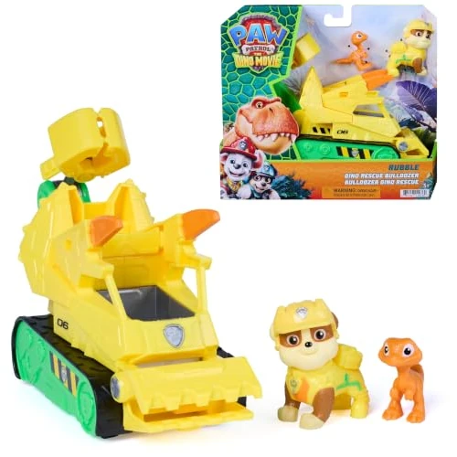 Offre limitée : Paw Patrol - Pat Patrouille Le Film Mission Dino - Bulldozer Ruben de 19.99 € à 17.99 € (10% de remise)