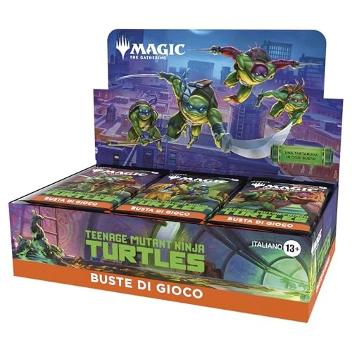 Offerta a tempo: Confezione di buste di gioco di Magic: The Gathering | Teenage Mutant Ninja Turtles (Versione Italiana) - 30% da 142.45 € a 100.30 €