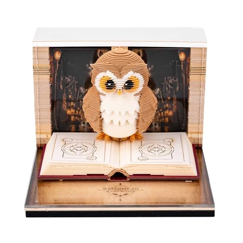 Limited offer: 3D Calendar 2025 December & 2026 - Magic Eagle | Your Personal Craft Calendar with 3D Paper Model | Unusual Desk Decoration & Magical Winter Decoration from 28.99 EUR to 14.99 EUR (save 48%)