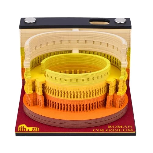 Tijdelijke aanbieding: 3D-kalender 2026 | het Colosseum | je persoonlijke knutselkalender met 3D-papiermodel | opvallende bureaudecoratie en betoverende winterdecoratie van 28.99 EUR naar 28.99 EUR (korting 0%)