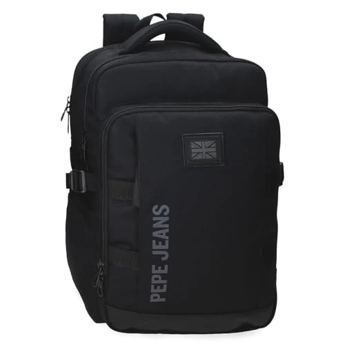 Offerta a tempo: Pepe Jeans Matlock Zaino per laptop 15,6 pollici nero 28 x 40 x 16 cm Pelle sintetica e poliestere by Joumma Bags - 0.00% da 62.10 € a 62.10 €