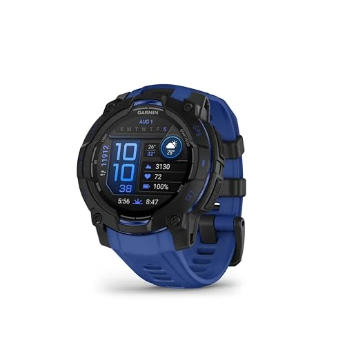 Oferta limitada: Garmin Instinct 3, Reloj Inteligente con GPS, Pantalla AMOLED de 45 mm, Resistente al Agua, Aplicaciones Deportivas integradas, Monitorización de la Salud, Linterna LED, hasta 18 días autonomía, Azul de 449.99 EUR a 359.99 EUR (ahorro 20%)