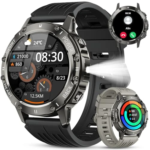 Offerta a tempo: Smartwatch Uomo Donna Orologio Fitness: Bluetooth Risposta Vivavoce Impermeabil Smart Watch Digitale Per Android iPhone Samsung Compatibile con Contapassi Monitoraggio del Sonno Frequenza Cardiaca - 14% da 69.99 € a 59.99 €