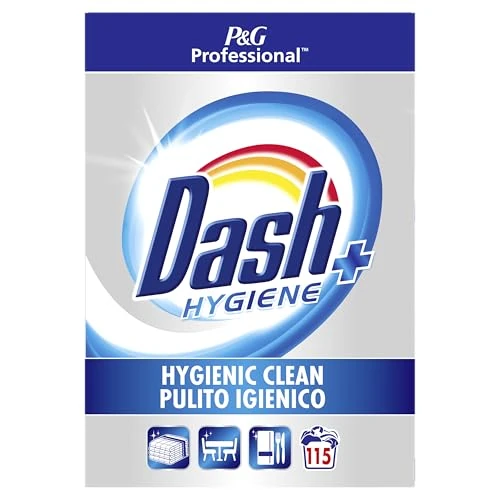 Offerta a tempo: Dash Professional Detersivo In Polvere Per Bucato Per Una Pulizia Igienica Lavaggi, 5.75kg, Bucato Igienizzato - 18% da 34.15 € a 27.99 €