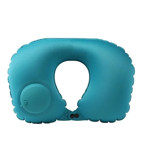 Oferta limitada: Almohada en forma de U, fácil de transportar para viajes, aviones y viajes de negocios, protector de cuello compacto que se puede almacenar (verde pavo real) de 6.84 € a 6.84 € (ahorro 0.00%)