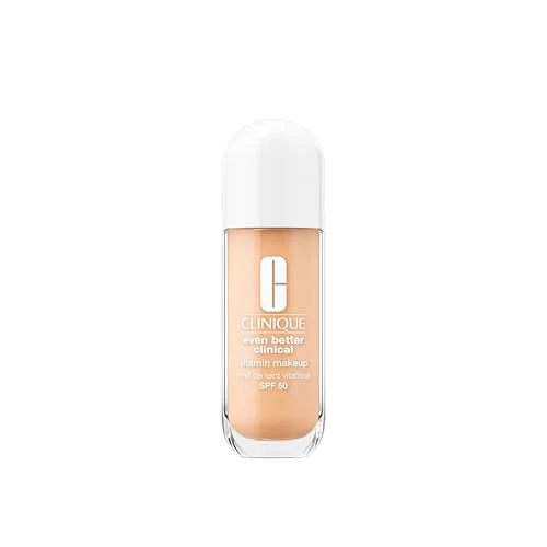 Offre limitée : Clinique Even Better Clinical Fond de Teint Vitaminé SPF 50 Vitamines C, E + B3 | Couvrance Légère + Fini Radieux, 30 ml de 56.50 € à 44.85 € (21% de remise)