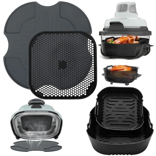 Offerta a tempo: VINATO 4 Pezzi Accessori per Ninja Crispi FN101,Friggitrice ad Aria,Silicone - 11% da 20.99 € a 18.69 €