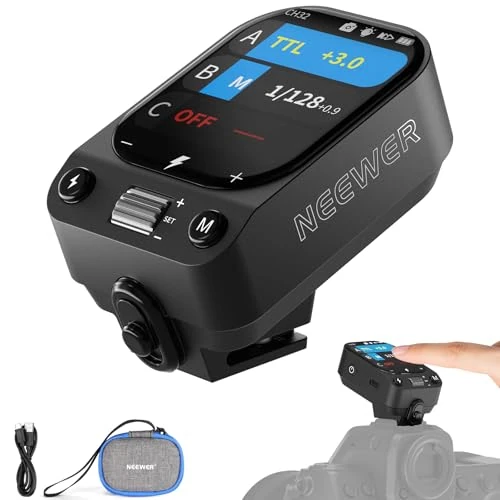Offre limitée : NEEWER QZ-N TTL Déclencheur de Flash Trigger sans Fil Compatible avec Nikon, Interrupteur HSS 1/8000s,Batterie 1000mAh, Écran Tactile OLED pour Système Q 2,4G Z3 Z2PRO Z2II Z2 Z880 Q6 Q4 Q300 Q200 de 92.99 € à 92.99 € (0.00% de remise)