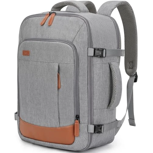 Zeitlich begrenztes Angebot: ZOMFELT für Ryanair Handgepäck 40x30x20, 24L Reiserucksack für Damen Herren | Rucksack Handgepäck Flugzeug Wizzair Eurowings, Travel Backpack für 15,6 Zoll Laptops Rucksack 40x30x20, Grau von 29.99 € auf 26.99 € (10% Rabatt)