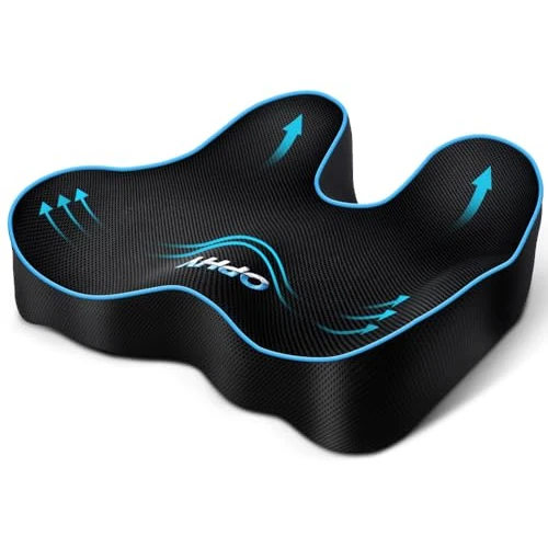 Limited-time offer: Ophy Memory Foam Seat Cushion, Premium U-Shaped Chair Cushion for Office Chair, Gaming Chair, Car Seat – Soft Comfort Padding with Non-Slip Base & Washable Cover from 39.99 £ to 25.99 £ (save 35%)
