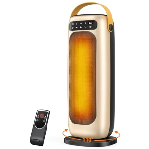 Extra heating, Economical Electric Fan Heater with Thermostat, Timer 1-10H