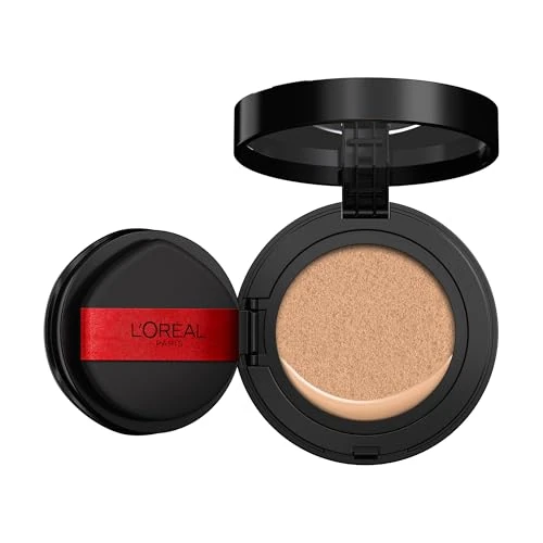 Offerta a tempo: L'Oréal Paris Fondotinta Cushion, Per Tutti i Tipi di Pelle, Tenuta 24H, Pelle Uniforme e Senza Imperfezioni, Formula Leggera e Traspirante, Infaillible Air Wear Cushion, Tonalità: 250, 11 g - 21% da 20.95 € a 16.50 €
