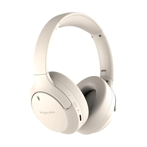 Oferta limitowana: Krüger&Matz Bezprzewodowe Słuchawki Nauszne Street 4 Wbudowany Mikrofon Funkcja ANC Bluetooth 5.4 Beżowe z 88.59 zł na 88.59 zł (oszczędź 0.00%)