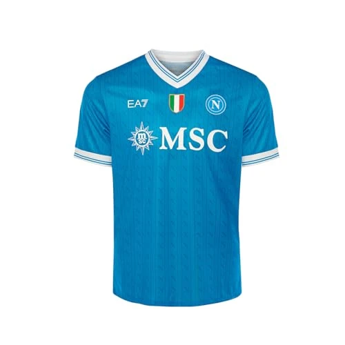 SSC Napoli Replika koszulki Home 2025/2026, oficjalny produkt EA7, rozmiar XL