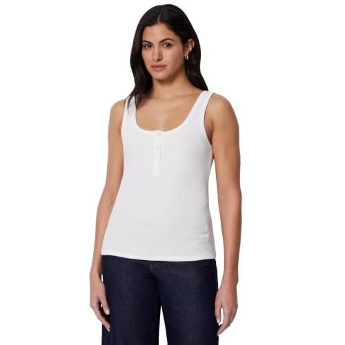 Offerta a tempo: Amazon Essentials Canotta Henley a Coste Slim Fit, Bianca, XXL - 0.00% da 8.78 € a 8.78 €