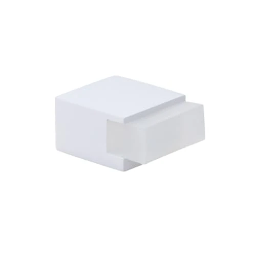 Offerta a tempo: EVI Herrajes | Fermaporta da pavimento - Design quadrato | 20 x 14 mm | Acciaio - Laccato bianco | Montaggio adesivo | I-197/14 - 0.00% da 34.54 € a 34.54 €