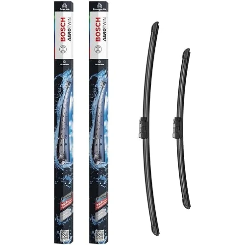 Offerta a tempo: Bosch Aerotwin Aerotwin eA 187 S Tergicristalli Anteriori, Set di 2 Tergicristalli di Ricambio, con Adattatore Preassemblato, 600 mm / 450 mm - Confezione Salvaspazio - 5% da 25.90 € a 24.49 €