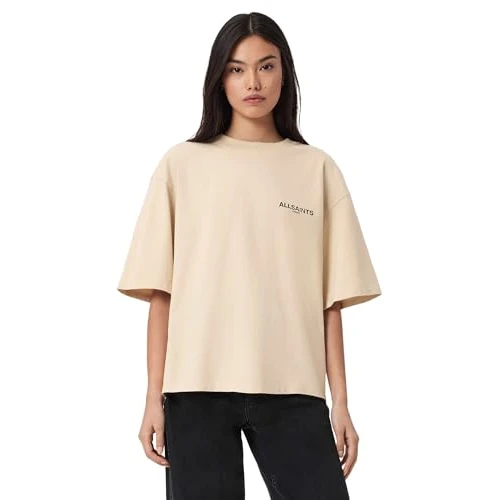 Limited-time offer: Allsaints Women's HALIS Amelie Tee,Sandy White, S from 79.51 £ to 79.51 £ (save 0.0%)