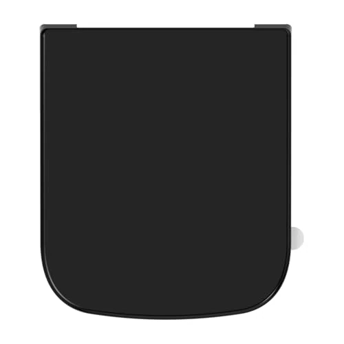 Tijdelijke aanbieding: Yeaupe RPO universele wc-bril, vierkante vorm, wc-bril, urea-formaldehyde, gedempte sluiting, wc-bril met snelsluiting met één knop, zwart, 42,2 x 36,2 x 4,4 cm van 40.53 € naar 40.53 € (0.00% korting)