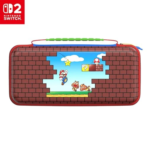 Offerta a tempo: Turtle Beach PlayTrek Custodia da viaggio Mario Bricks per Nintendo Switch 2 - 28% da 24.99 € a 17.99 €