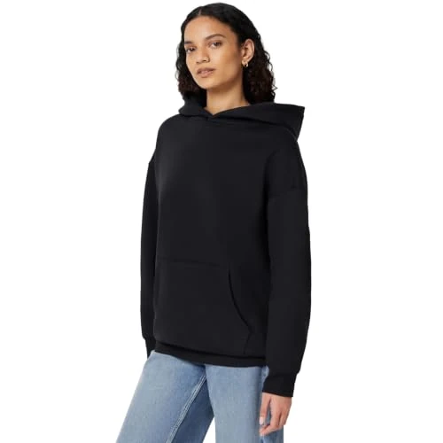 Limited-time offer: Amazon Essentials Women's Oversized-Fit Fleece Hoodie, Black, X-Large from 15.62 £ to 15.62 £ (save 0.00%)