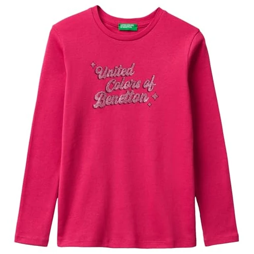 Offerta a tempo: United Colors of Benetton T-Shirt M/L 3I9WC10S7, Rosso, 130 cm Bambina - 0.00% da 14.95 € a 14.95 €