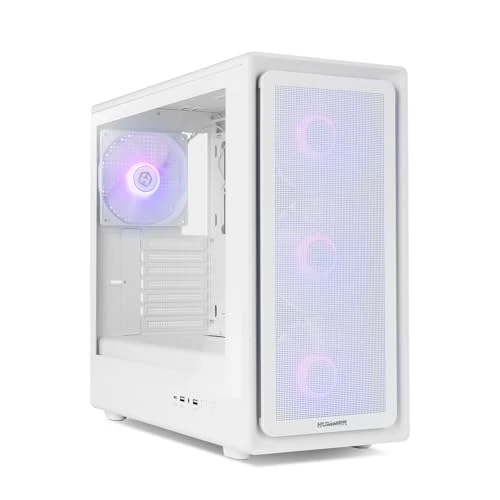 Limitiertes Angebot: NOX Xtreme Products Hummer AERO – ATX/M-ATX/ITX Mid-Tower | 4×140 mm ARGB PWM Lüfter, Mesh-Front, Hartglas-Seite, USB-C & USB 3.0, GPU-Support bis 420 mm, Magnetfilter, Weiß von 69.90 EUR auf 69.90 EUR (Spare 0%)
