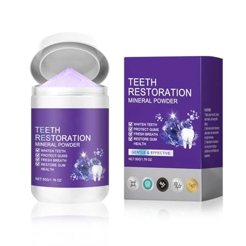 Zahnaufhellungspulver, professionelle aufhellende Zahnpasta, sicher für Nagellack, Tiefenreinigung und Aufhellung der Zähne, entfernt Flecken und Mundfrische