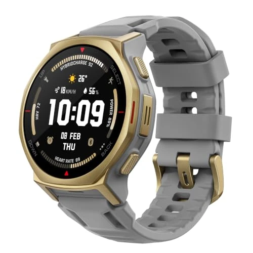 Oferta limitowana: Amazfit T-Rex 3 Pro Smartwatch Outdoor 44 mm szafirowy wyświetlacz AMOLED, latarka, tytanowa ramka, GPS Dual-Band, mapy offline, do 17 dni pracy baterii, 10 ATM, 180+ trybów sportowych,Złoto Arktyczne z 1298.00 zł na 1298.00 zł (oszczęd