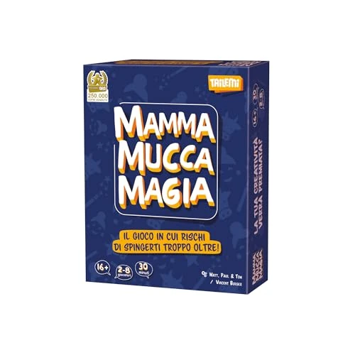 Offerta a tempo: Asmodee - Mamma Mucca Magia, Gioco da tavolo, Gioco di Società in stile Nomi, Cose e Città rivisitato, Ideale per serate tra amici, 2-8 Giocatori, 16+ Anni, Edizione in Italiano - 50% da 19.99 € a 9.99 €