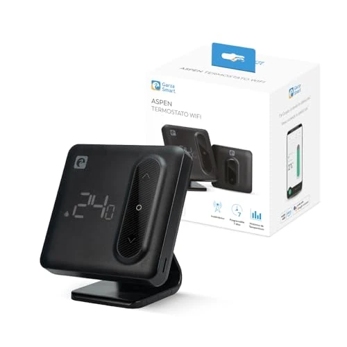 Offerta a tempo: Termostato Wi-Fi Intelligente per Caldaia e Riscaldamento, con Adattatore, Misuratore di Consumo, Controllo Tattile, Rilevamento Finestre Aperte, Controllo tramite App e Voce, Alexa/Google - 0.00% da 94.50 € a 94.50 €