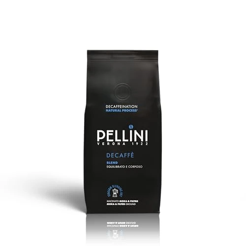 Offerta a tempo: Pellini Decaffè Caffè Macinato Decaffeinato per Moka, 185g - 10% da 4.99 € a 4.50 €