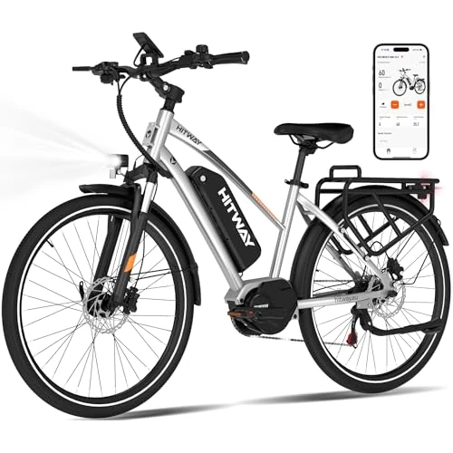Oferta limitada: HITWAY Bicicleta Eléctrica 27,5" con Motor Central 250W, Sensor de par, Frenos hidráulicos, Batería 36V 13Ah, Autonomía 120-150km, Transmisión 7V – Bici Eléctrica de Trekking y Urbana para Adultos de 999.99 € a 999.99 € (ahorro 0.00%)