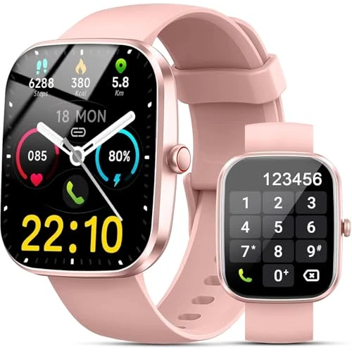 Offerta a tempo: Smart Watch, 1.91"Smartwatch for Men Women (Answer/Make Call), Fitness Tracker with 100+ Sport Modes, IP68 Waterproof, Heart Rate/Sleep Monitor, Spo2, Pedometer, Activity Tracker for Android iOS - 18% da 21.99 € a 17.99 €
