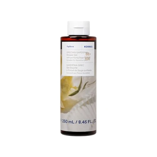 Oferta limitowana: KORRES GRECIAN GARDENIA Żel pod prysznic, oczyszczający ekstrakt z szałwii, luksusowy zapach kwiatów gardenii, testowany dermatologicznie, wegański, bez silikonów i parabenów, 250 ml z 35.50 zł na 25.50 zł (oszczędź 28.17%)
