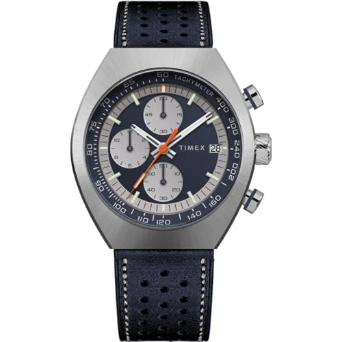 Oferta limitada: Timex Legacy TW2W93500 - Reloj de Cuarzo para Hombre, Correa de Cuero Azul con Esfera Azul y Caja de Acero Inoxidable de 42 mm de 239.00 € a 155.51 € (ahorro 35%)