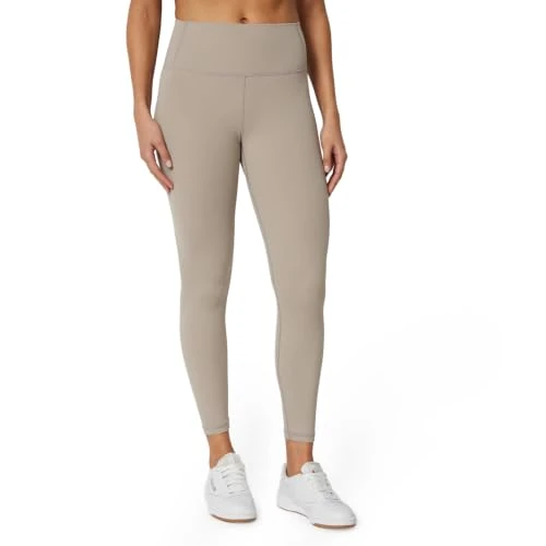 Offerta a tempo: Amazon Essentials Leggings Sportivi 7/8 a Vita Alta, Morbidissimi Donna, Grigio Talpa, XL - 0.00% da 12.42 € a 12.42 €