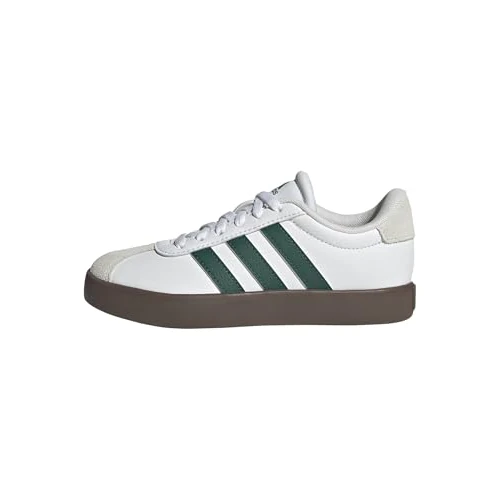 Offerta a tempo: adidas Unisex - Bambini e Ragazzi VL Court 3.0 Kids Shoes, Ftwr White/Collegiate Green/GUM5, 38 EU - 25% da 50.00 € a 37.27 €