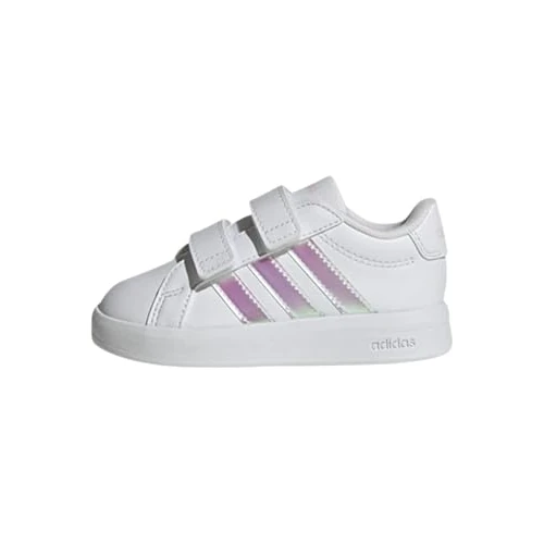 Zeitlich begrenztes Angebot: adidas Unisex Baby Grand Court 3.0 Infants Shoes, FTWR White/Iridescent/FTWR White, 19 EU von 33.00 € auf 24.99 € (24% Rabatt)