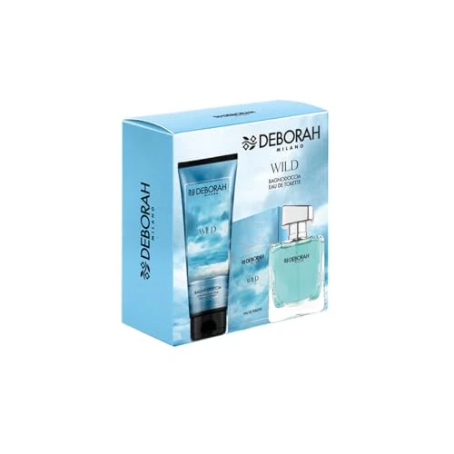 Deborah Milano - Wild Set Doccia con Profumo e Bagnodoccia, Cofanetto Regalo Donna, Fragranza con Note di Pepe Nero, Bacche, Agrumi e Cocco, Eau de Toilette 100ml e Docciaschiuma 250ml
