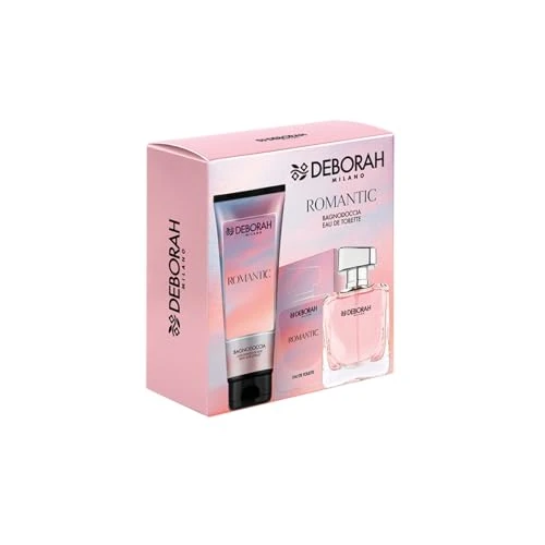 Offerta a tempo: Deborah Milano - Romantic Set Doccia con Profumo e Bagnodoccia, Cofanetto Regalo Donna, Fragranza Fiorita con Note di Aranci e Fiori Trasparenti, Eau de Toilette 100ml e Docciaschiuma 250ml - 38% da 12.90 € a 7.99 €