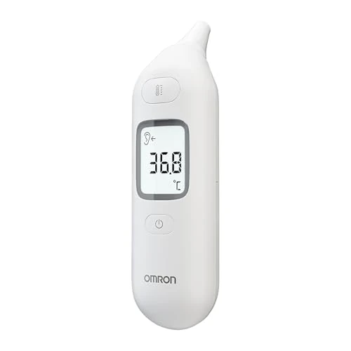 Limited-time offer: OMRON Gentle Temp 533, Infrared Digital Ear Thermometer for Children and Adults, In-Ear Thermometer with High-Speed 1-Second Measurement and Probe Cover-Free Design, White from 39.99 GBP to 29.99 GBP (save 25%)