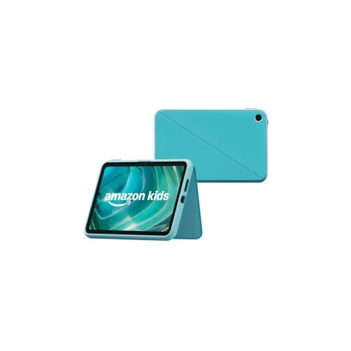 Offerta a tempo: Amazon Kids Tablet 8 (ultimo modello), schermo HD da 8,7", batteria che dura tutto il giorno, 1 anno di Kids+ con video, app, giochi e audiolibri, custodia rigida sottile inclusa (turchese) - 0.00% da 229.99 € a 229.99 €