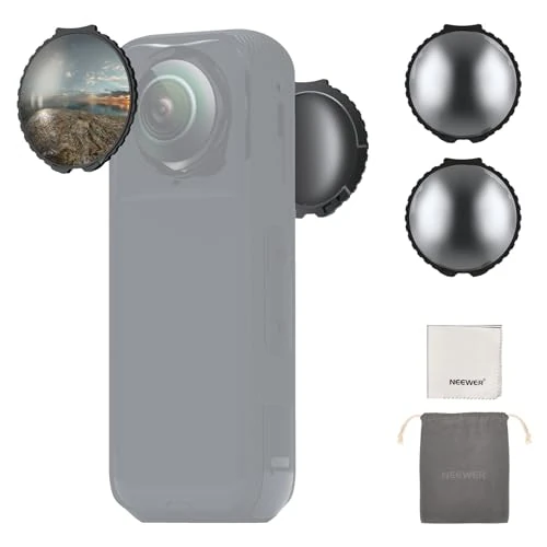 Oferta limitada: NEEWER ND Filtros Compatible con Insta360 X5, ND32 Filtro Objetivo Juego, 5 Pasos Reducción de Luz Rosca Detección Automática Vidrio Óptico Multicapa Densidad Neutra, Accesorio para Action Cam, 2 Pack de 70.49 € a 70.49 € (ahorro 0.00%)